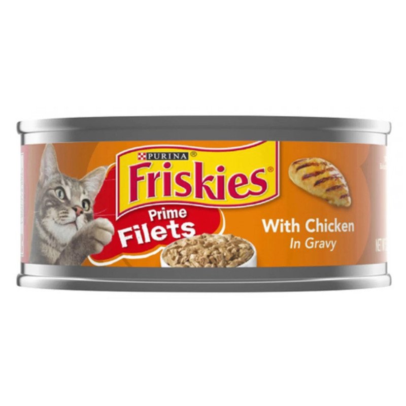 Friskies Prime Filets Cat Food with Chicken in Gravy 156 g