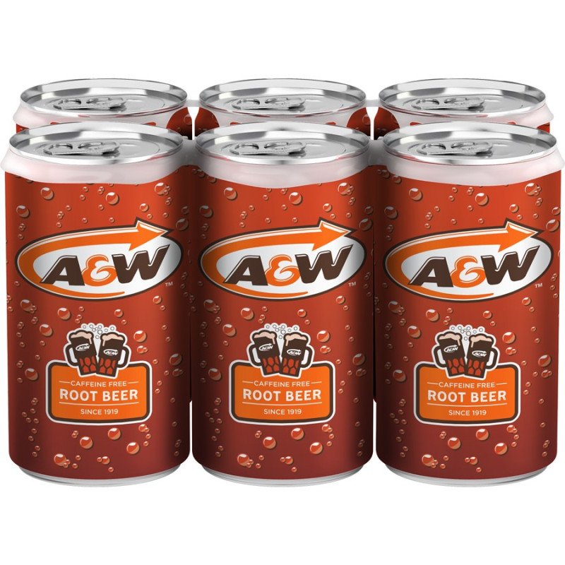 A&W Root Beer Mini 6 x 222 ml