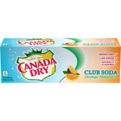 Canada Dry Orange Mandarin Club Soda 12 x 355 ml