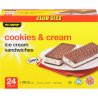 No Name Ice Cream Sandwiches Cookies & Cream 24 x 120 ml