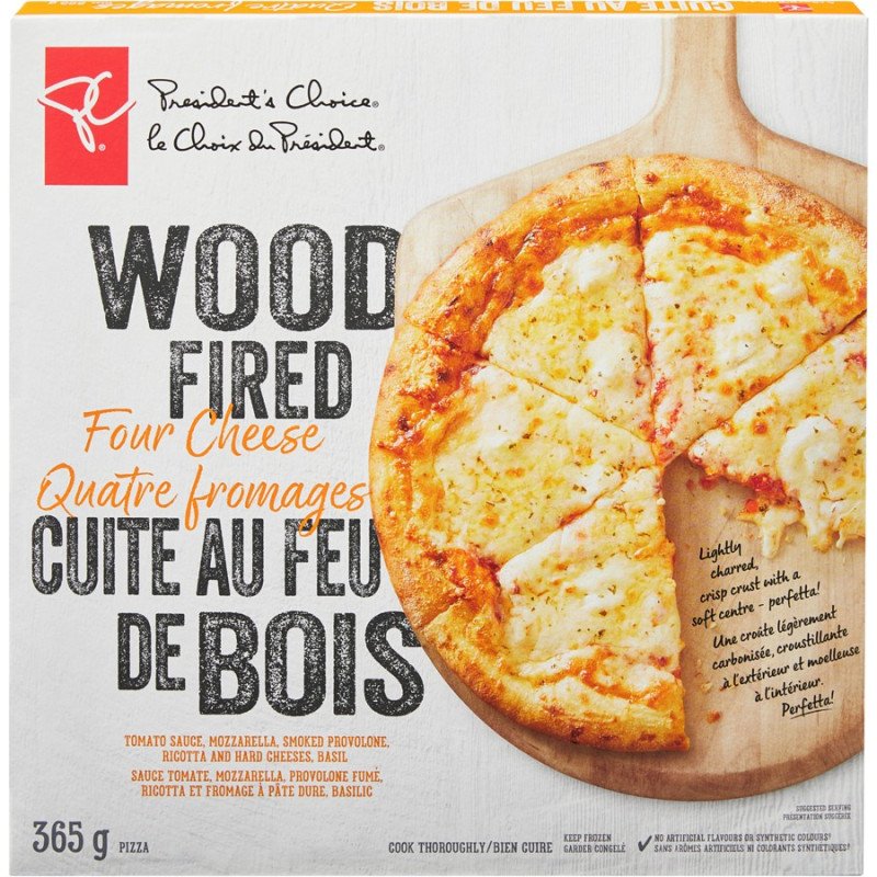 PC Wood Fired Four Cheese Pizza 365 g