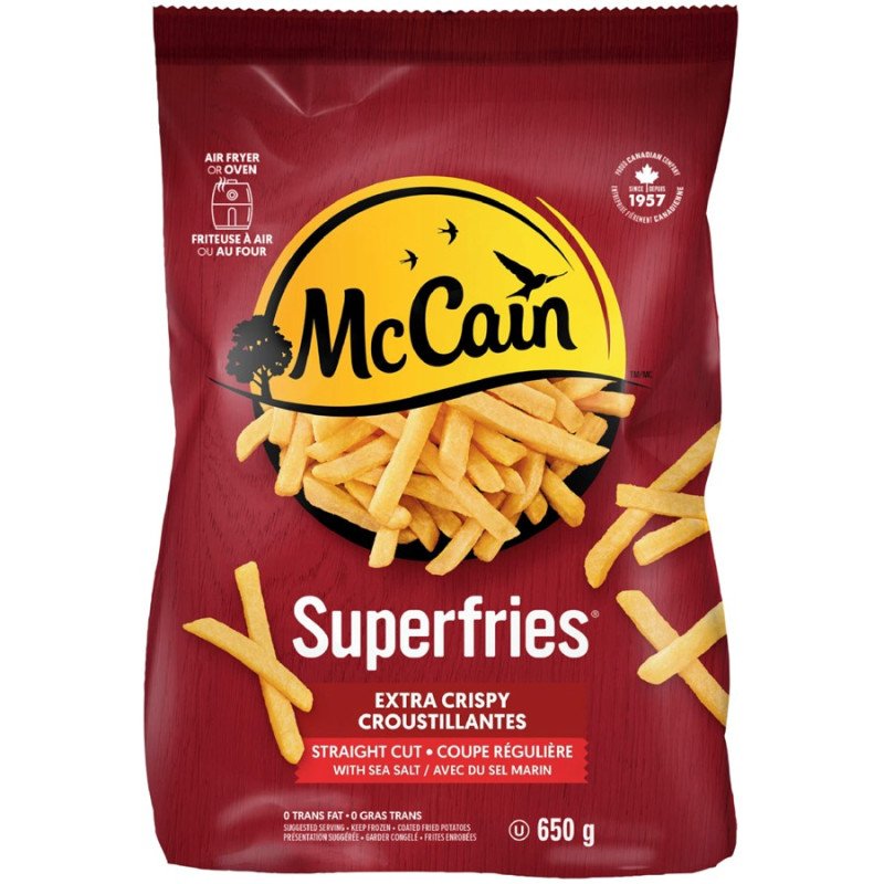 McCain Superfries Extra Crispy Straight Cut 650 g