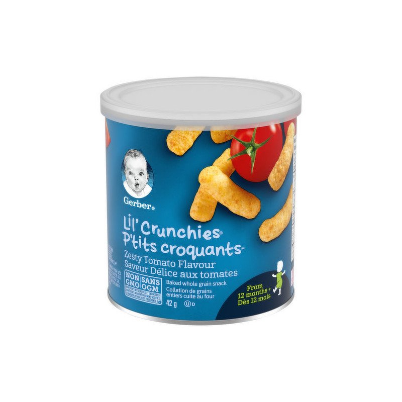 Gerber Graduates L'il Crunchies Zesty Tomato 42 g