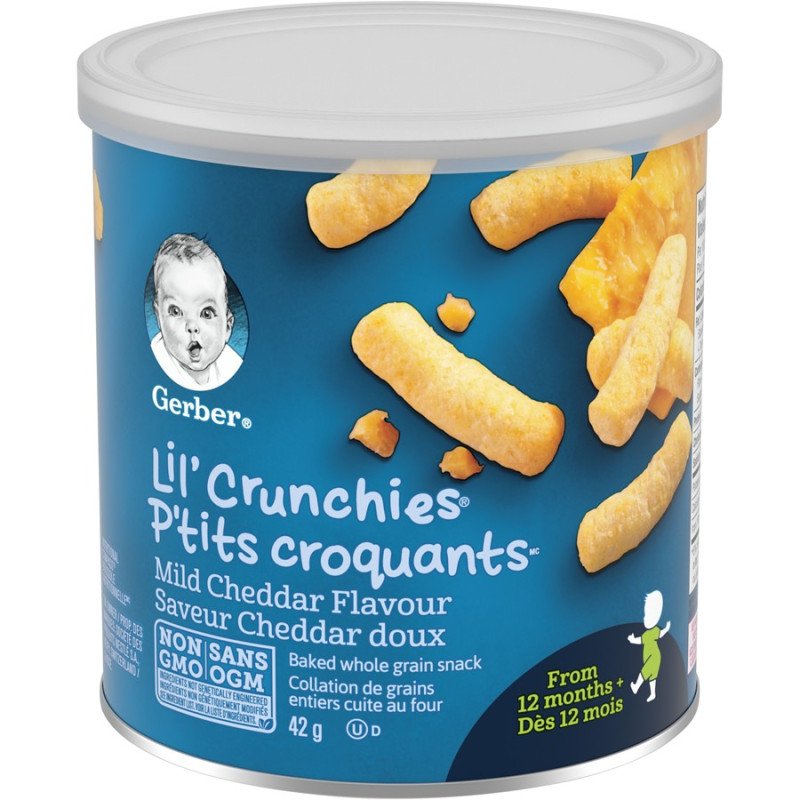 Gerber Graduates L'il Crunchies Mild Cheddar 42 g