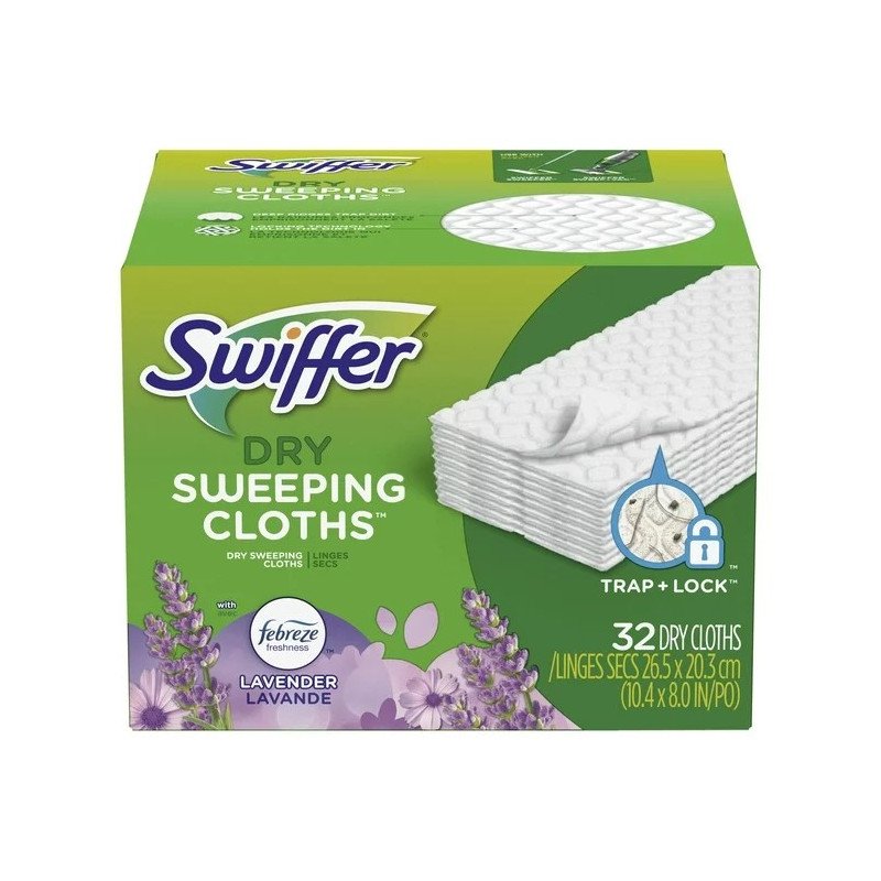 Swiffer Sweeper Dry Cloths Refill Lavender Vanilla 32's