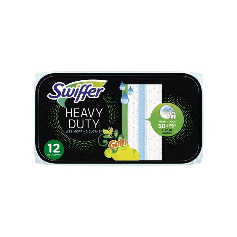Swiffer Sweeper Wet Heavy Duty Gain 12