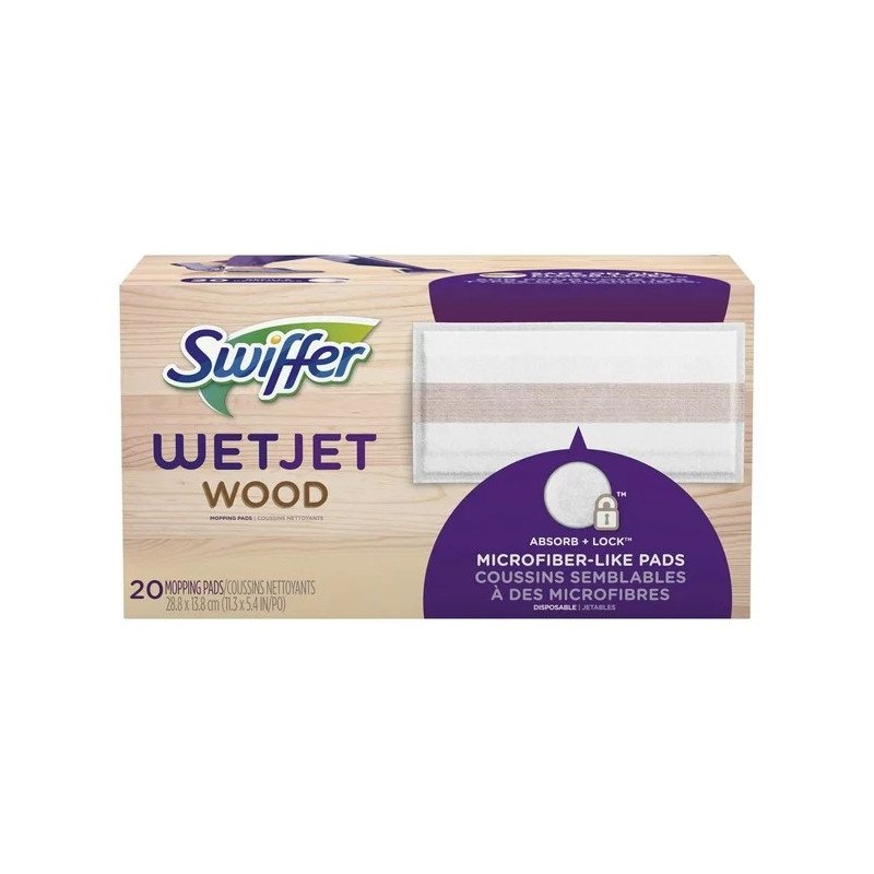 Swiffer WetJet Wood Mopping Cloth Refill 20’s