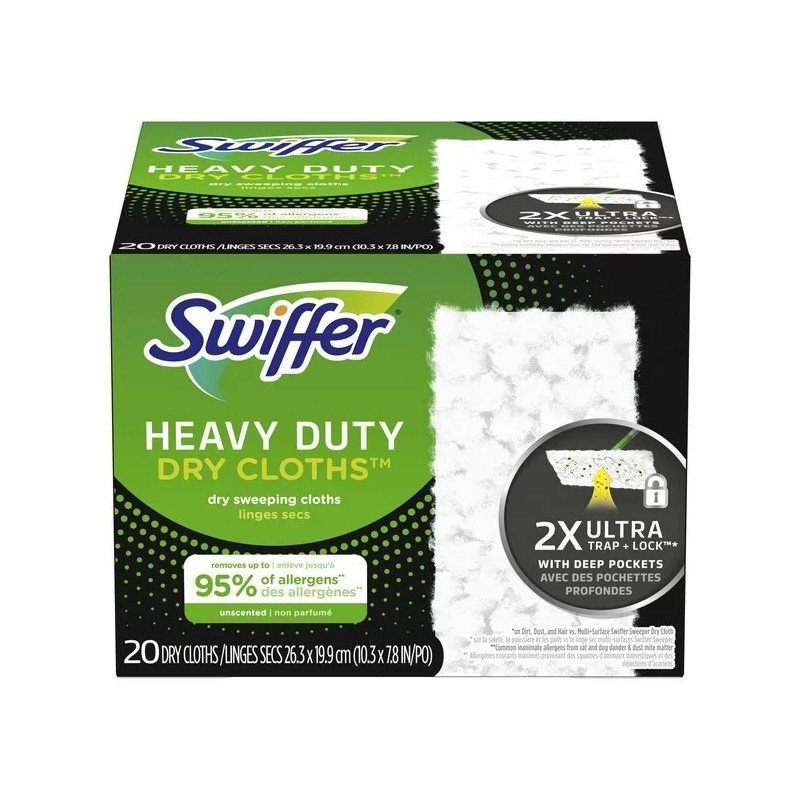 Swiffer Heavy Duty Dry Sweeping Cloths 20's