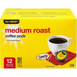 No Name Medium Roast Coffee K-Cups 12's