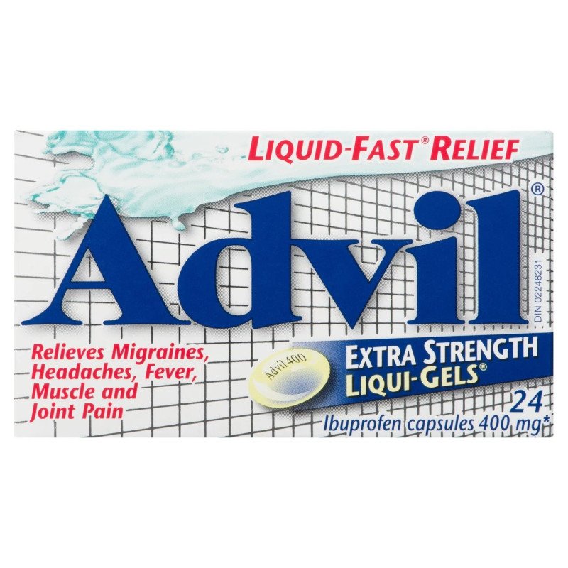 Advil 400mg Extra Strength Liqui-Gels 24's