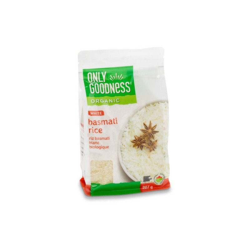 Only Goodness Organic White Basmati Rice 907 g