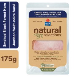 Maple Leaf Natural Selections Sliced Smoked Black Forest Ham 175 g