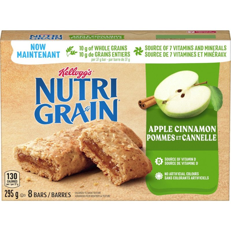 Kellogg's Nutri-Grain Bars Apple Cinnamon 8's