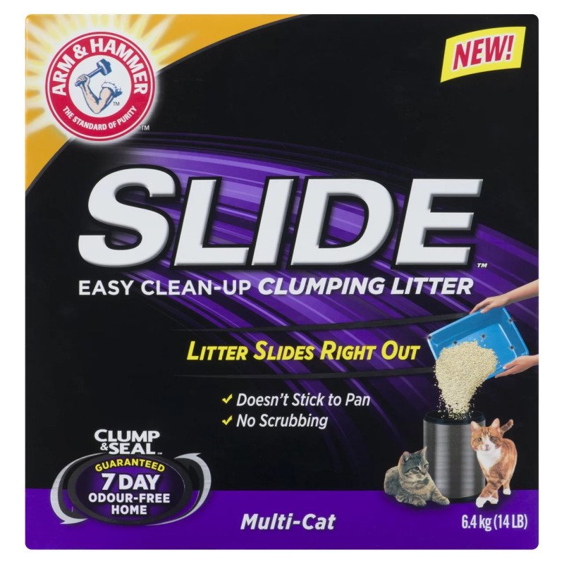 Arm & Hammer Slide Multi-Cat Clumping Cat Litter 6.4 kg