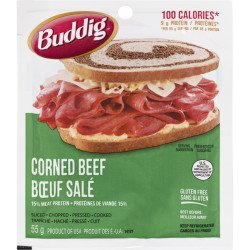 Carl Buddig Sliced Corned Beef 55 g