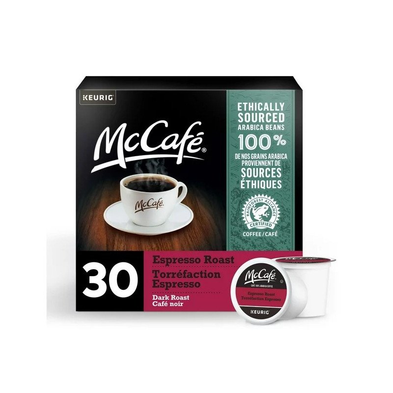 McCafe Espresso Roast Dark Roast Coffee K-Cups 30’s