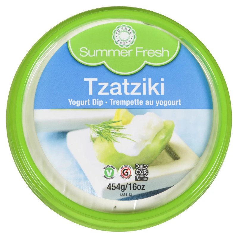 Summer Fresh Tzatziki Yogurt & Cucumber Dip 454 g