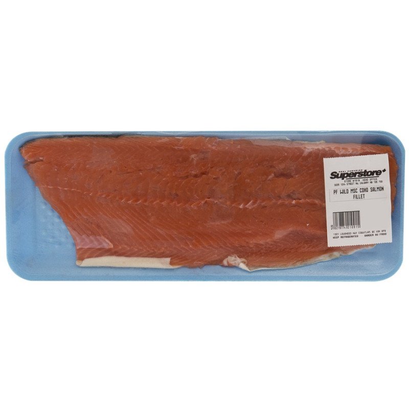 Loblaws Coho Salmon Fillets Previously Frozen (up to 520 g per pkg)
