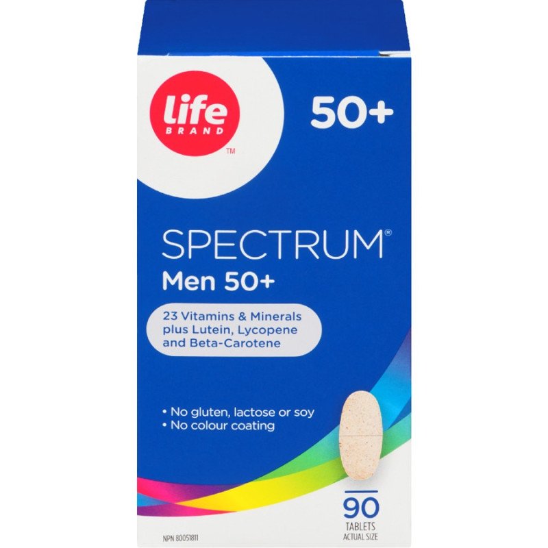 Life Brand Multivitamins Spectrum Men 50+ Tablets 90’s