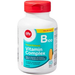 Life Brand Vitamin B100 Complex Timed Release Tablets 150’s