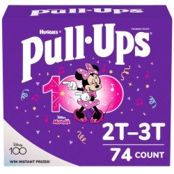 Huggies Pull-Ups Disney Minnie Training Pack Girls 2T-3T 74's