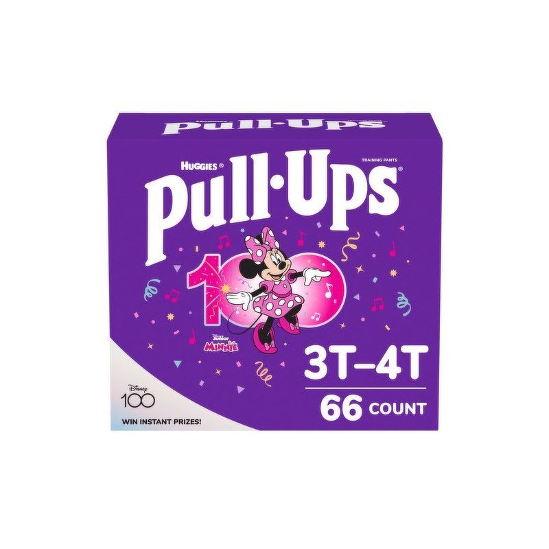 Huggies Pull-Ups Disney Minnie Training Pants Girls 3T-4T 66's