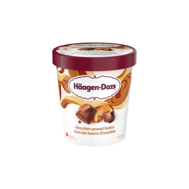 Haagen Dazs Ice Cream Chocolate Peanut Butter 450 ml