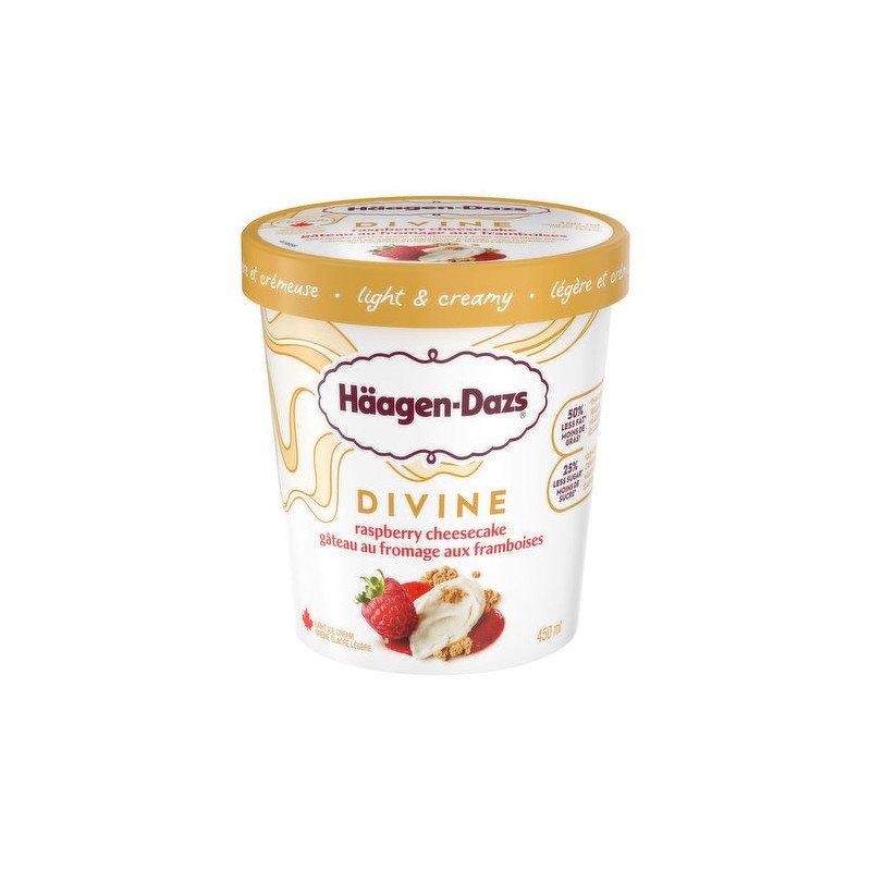 Haagen Dazs Ice Cream Divine Raspberry Cheesecake 450 ml