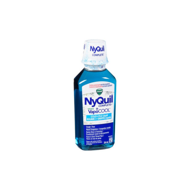 Vicks NyQuil Complete+ Vapocool Cold & Flu Liquid 354 ml