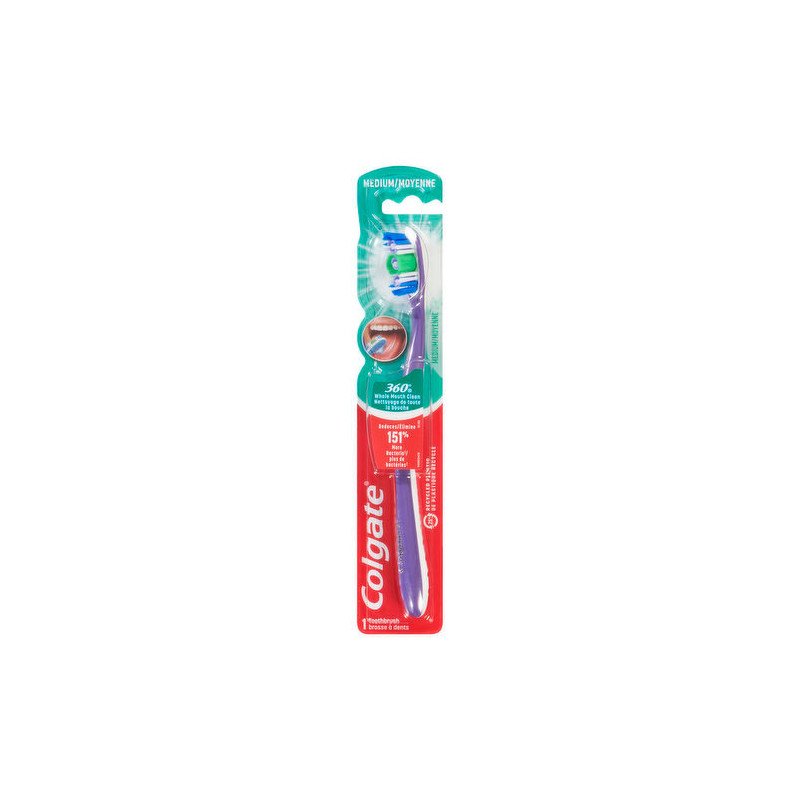Colgate 360 Toothbrush Medium each