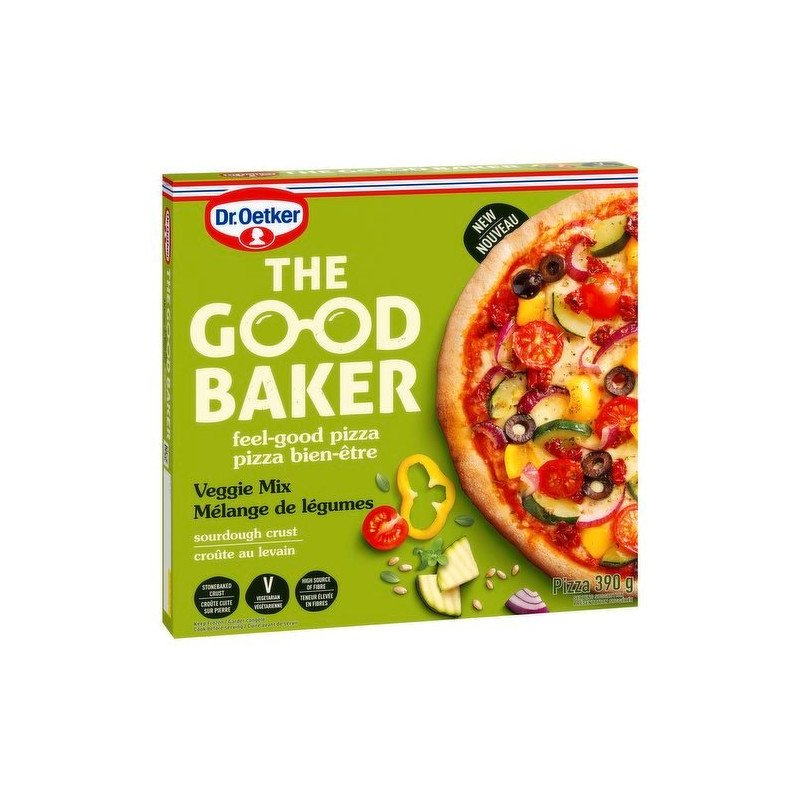 Dr. Oetker The Good Baker Pizza Veggie Mix Sourdough Crust 390 g