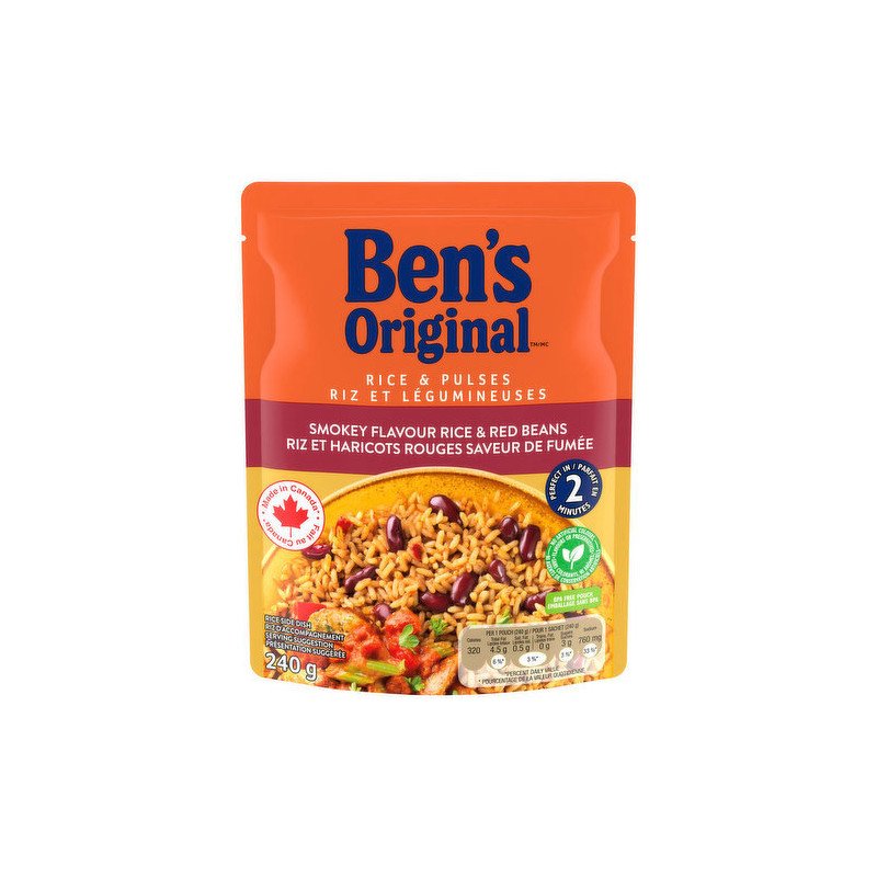 Ben’s Original Rice & Pulses Smokey Flavour Rice & Red Beans 240 g