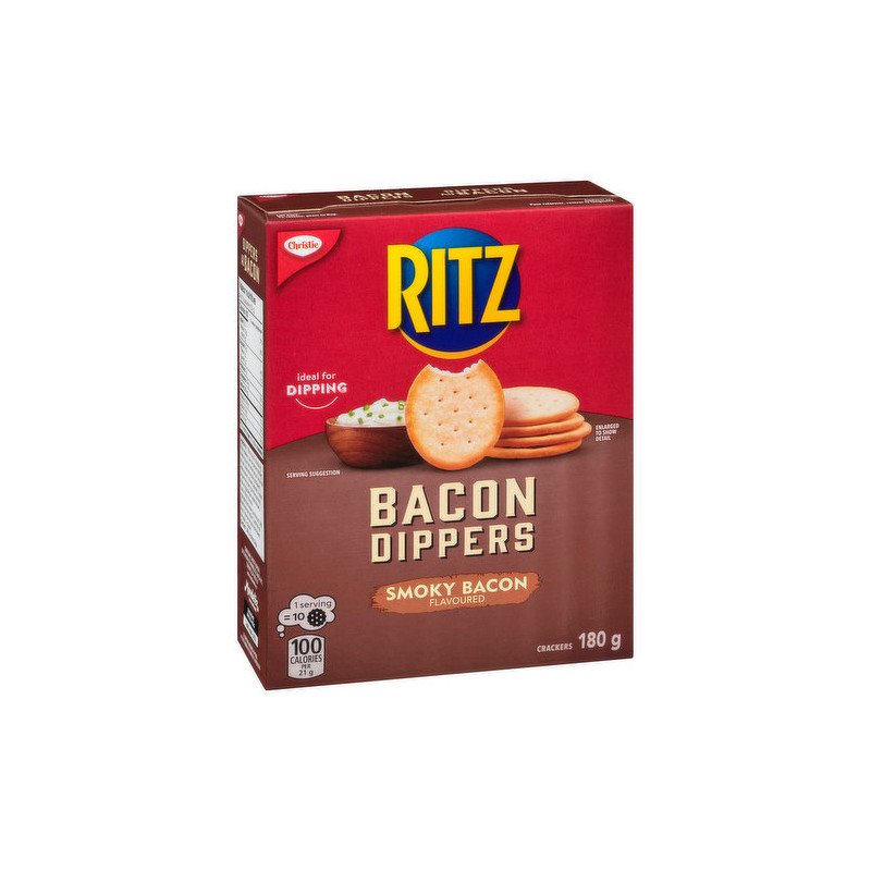 Christie Ritz Bacon Dippers Crackers Smoky Bacon 180 g