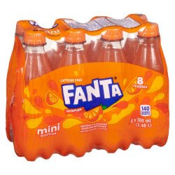 Fanta Mini Orange 8 x 300 ml