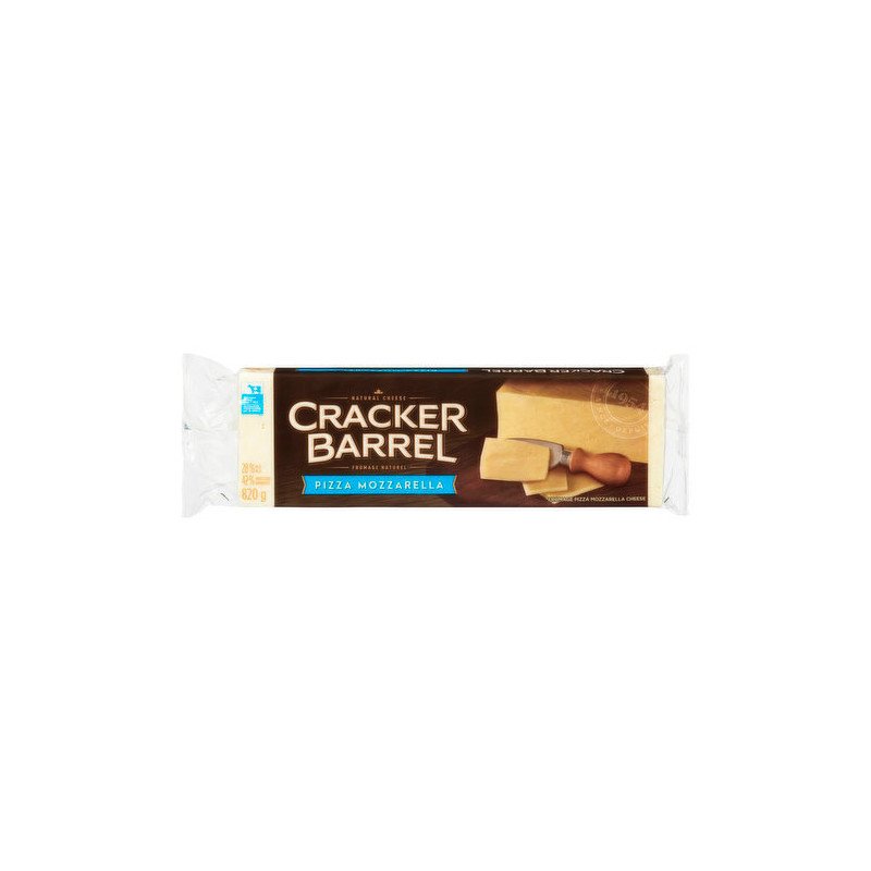 Cracker Barrel Pizza Mozzarella Cheese 820 g