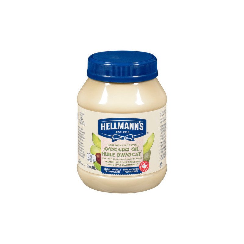 Hellmann's Avocado Oil Mayonnaise Hint of Lime 710 ml