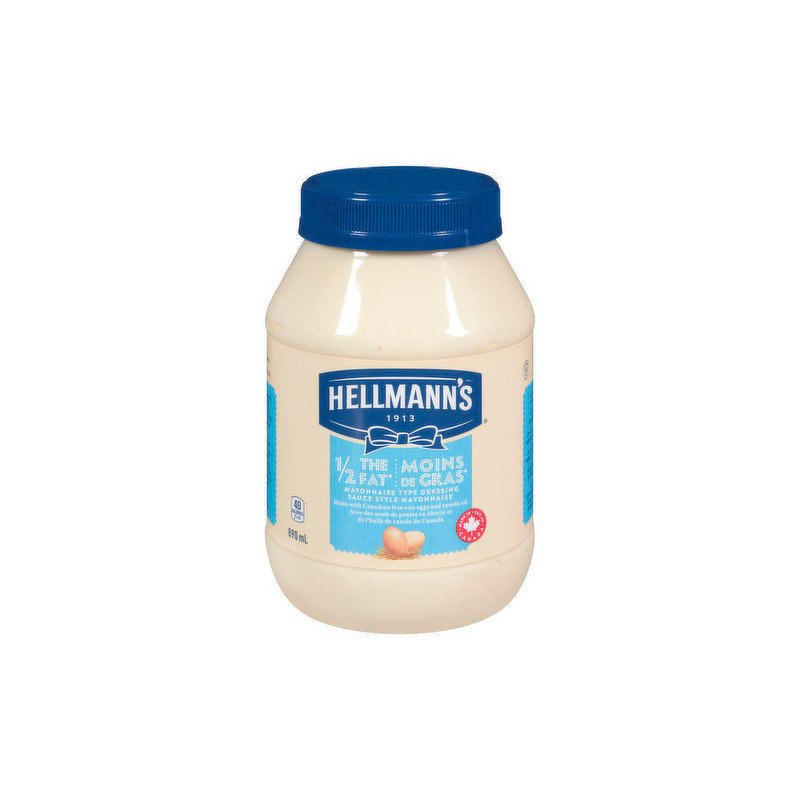 Hellmann's ½ the Fat Mayonnaise 890 ml