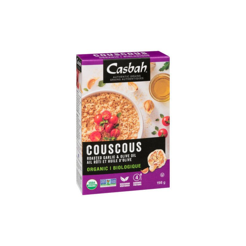 Casbah Organic Roasted Garlic & Olive Oil Couscous 198 g