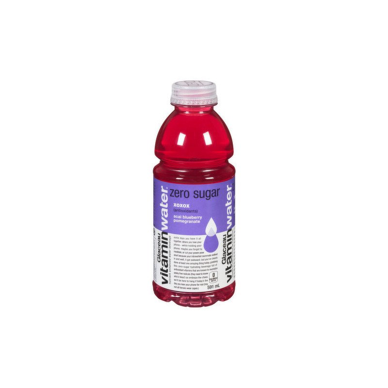 Glaceau Vitamin Water Zero XXX Acai Blueberry Pomegranate 591 ml