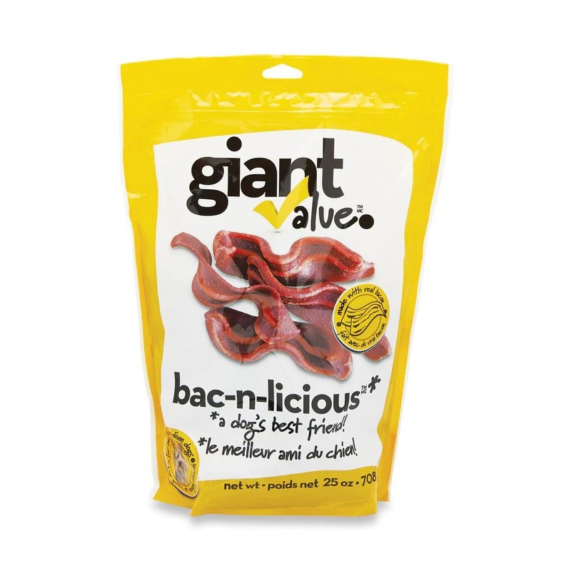 Giant Value Bac-n-licious Dog Treats Original 708 g