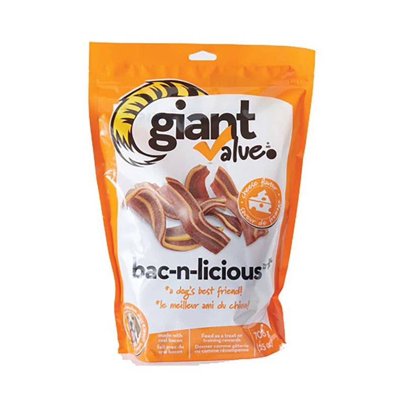 Giant Value Bac-n-licious Dog Treats Cheese Flavour 708 g