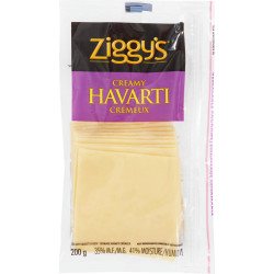 Ziggy's Cheese Slices Creamy Havarti 200 g