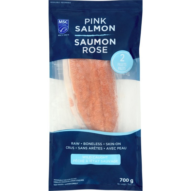 MSC Pink Salmon Fillets 700 g