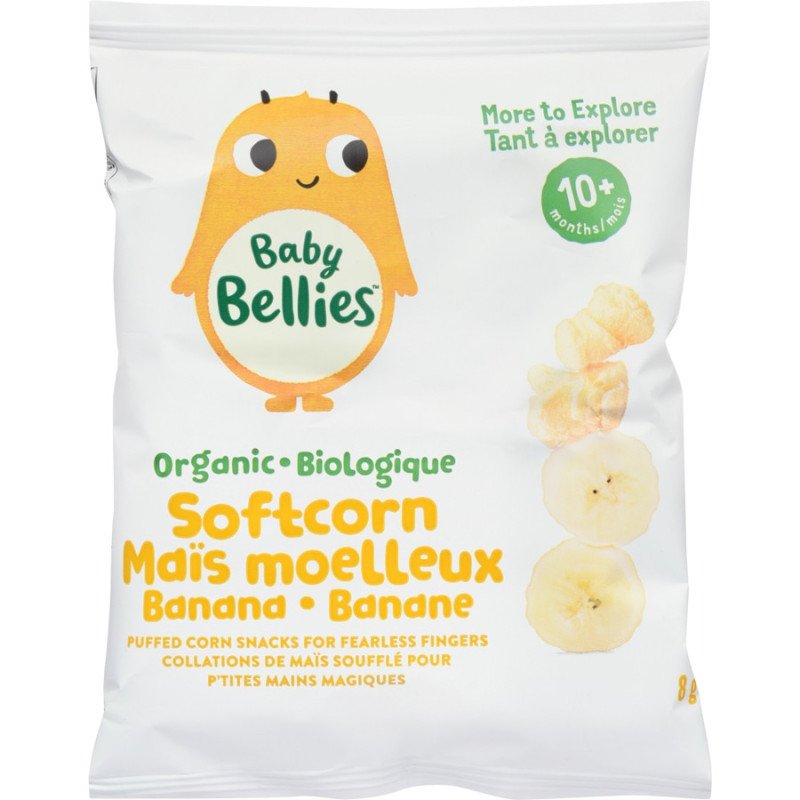 Little Bellies Organic Softcorn Banana 8 g