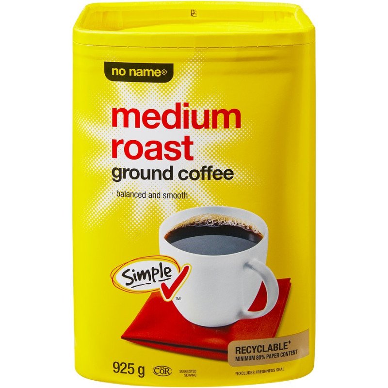 No Name Coffee Medium Roast Ground 925 g