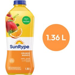 SunRype Fruit Plus Veggies Orange Mango Juice 1.36 L