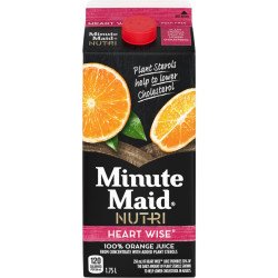 Minute Maid Nutri Heart Wise 100% Orange Juice 1.75 L
