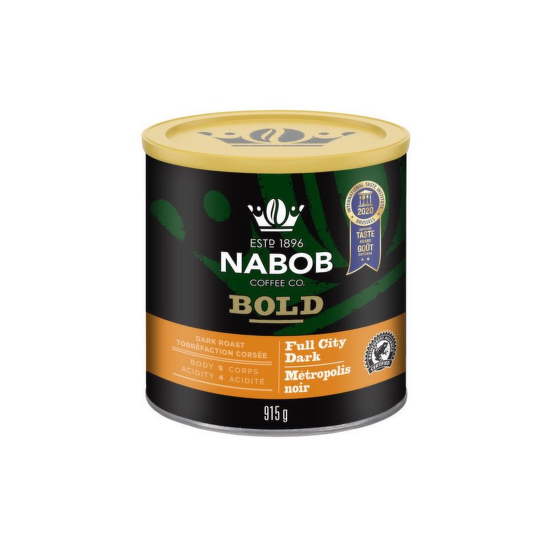 Nabob Full City Dark Roast Bold Ground Coffee 915 g