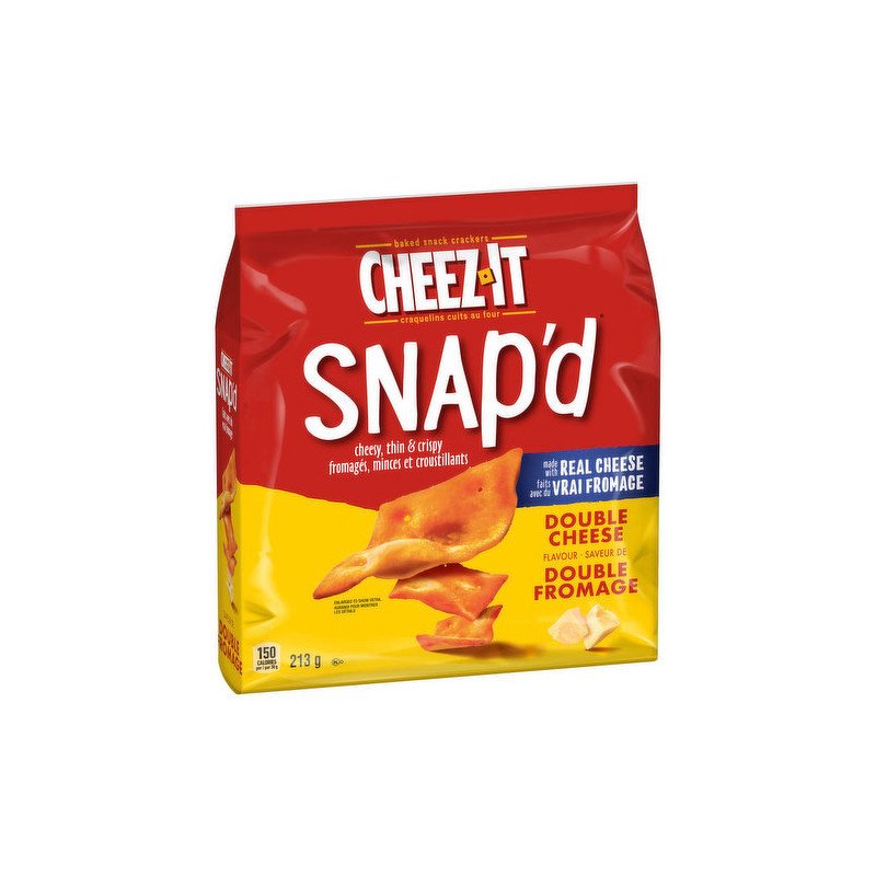 Kellogg’s Cheez-It Snap’d Crackers Double Cheese 213 g
