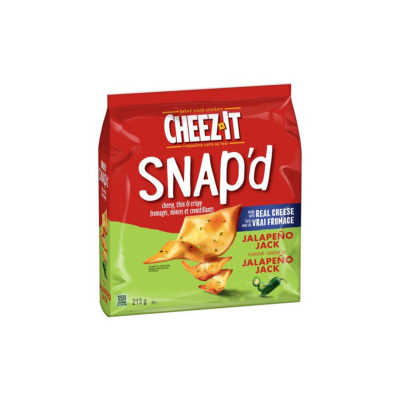 Kellogg’s Cheez-It Snap’d Crackers Jalapeno Jack 213 g